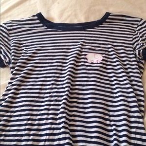 Ivory Ella Tee-Shirt w/ Cute Front Pocket